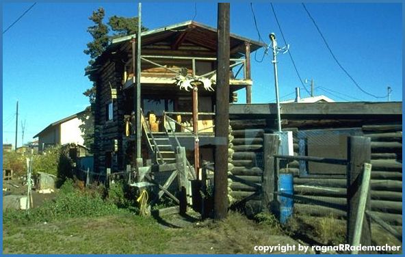 Alaska Bild: Wohnhaus in Fort Yukon