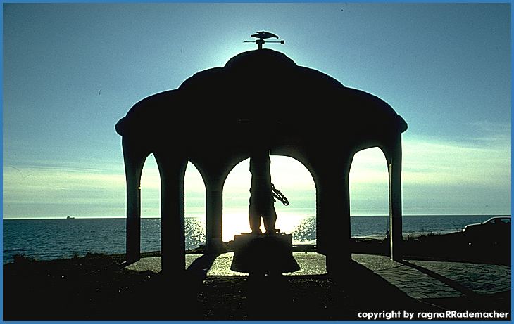 Alaska Bild: Denkmal am Homer Spit