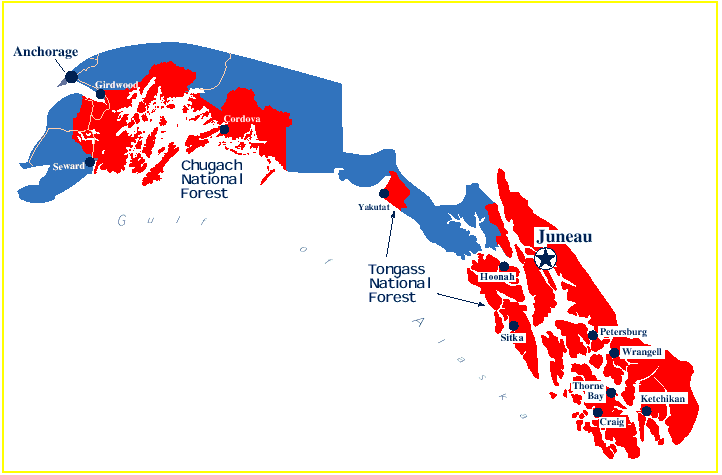 National Forests Map