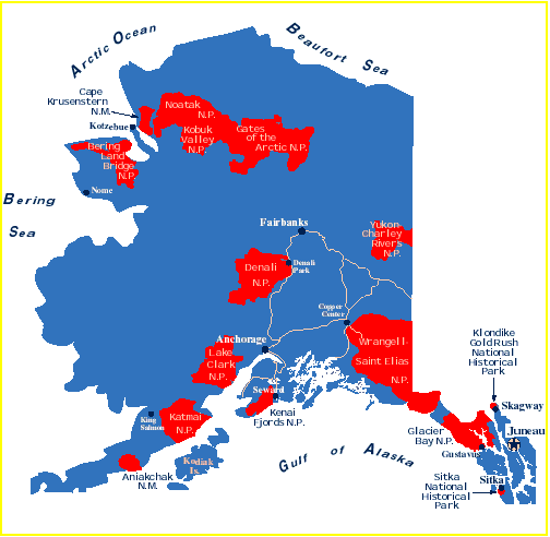 Nationalparks-Map