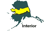 Zentral Alaska Karte