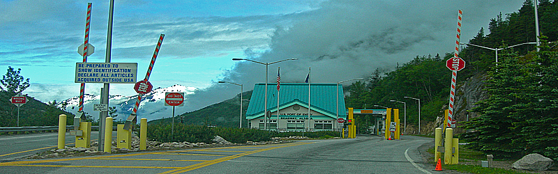 Grenzübergang Alaska Skagway (c) Jimmy Emerson; 