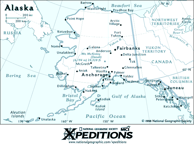 Alaska  Karte